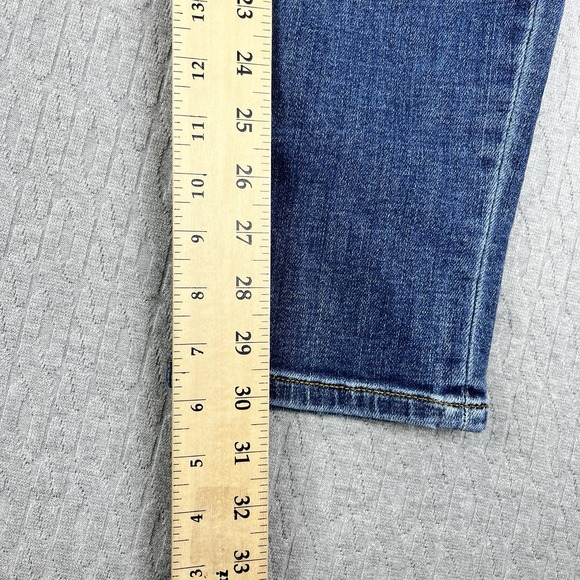 Judy Blue Slim Fit Jeans Women 9/29(28X30) High Rise Distressed medium wash - Picture 6 of 14